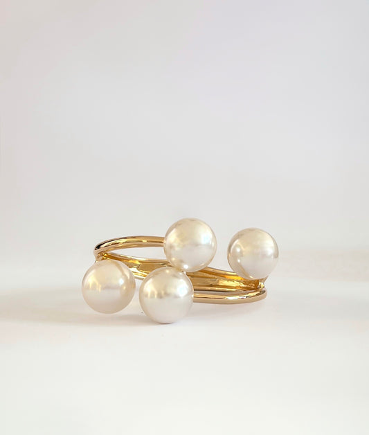 Pearl-Embellished Cuff